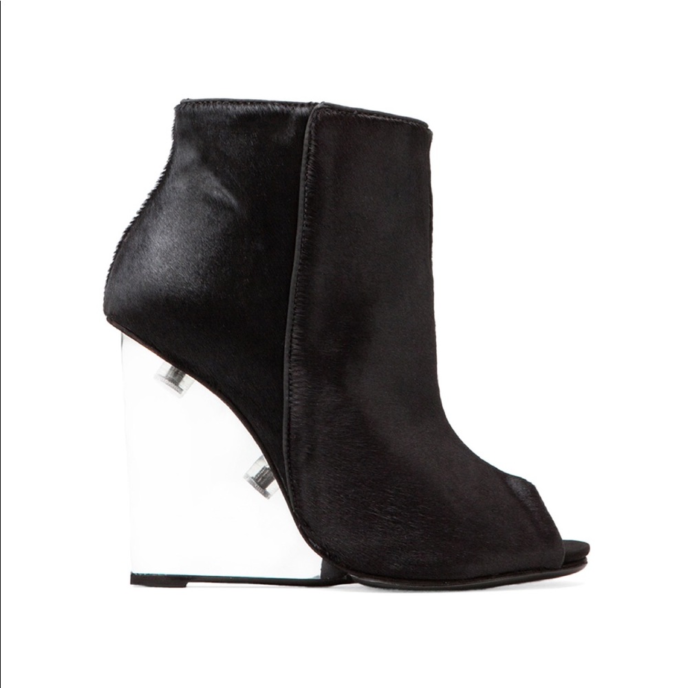 Schutz Black Booties